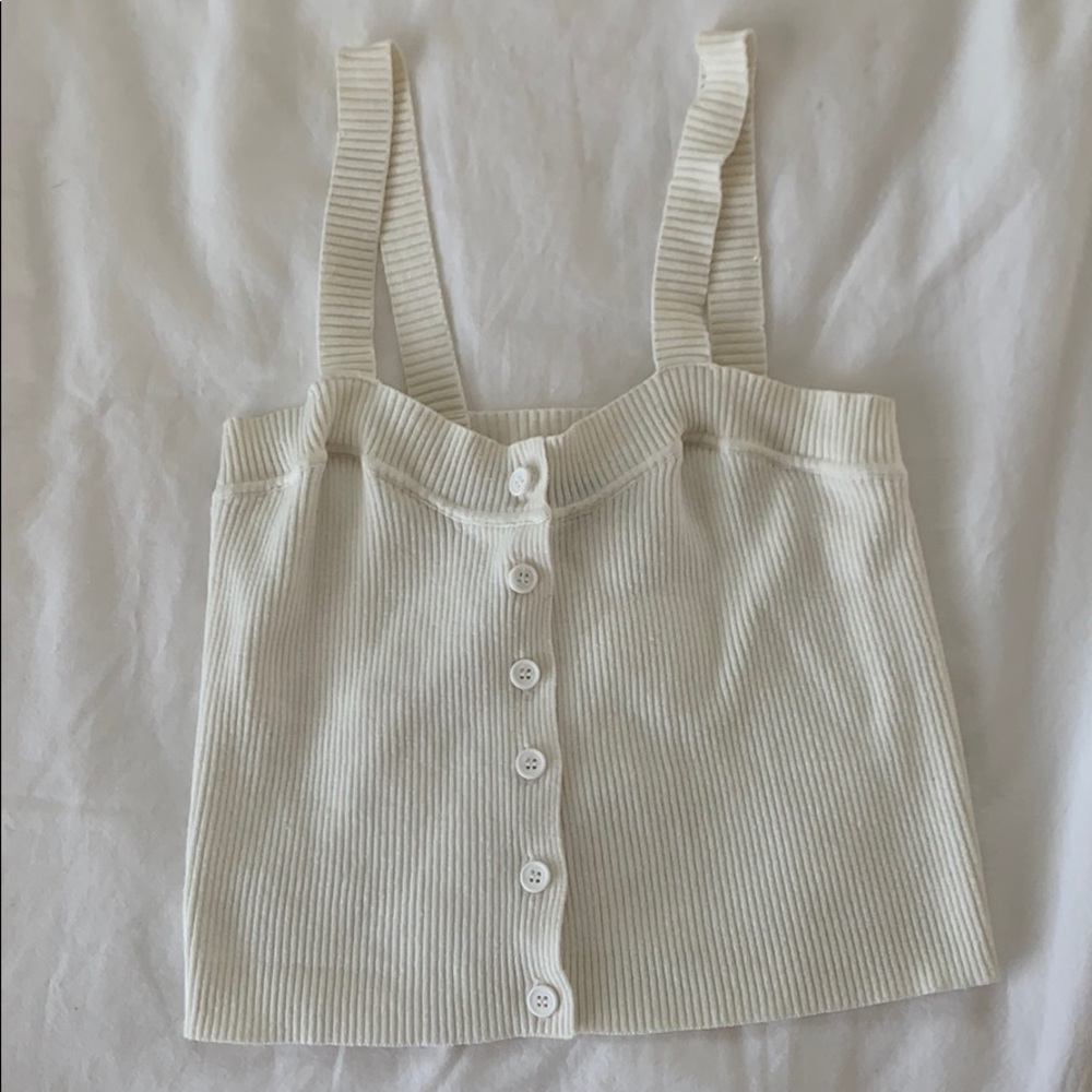 Brandy Melville Button Up Tank